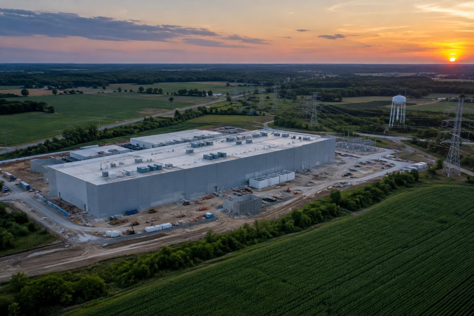 Farmland data center prices: AI demand reshapes rural land markets