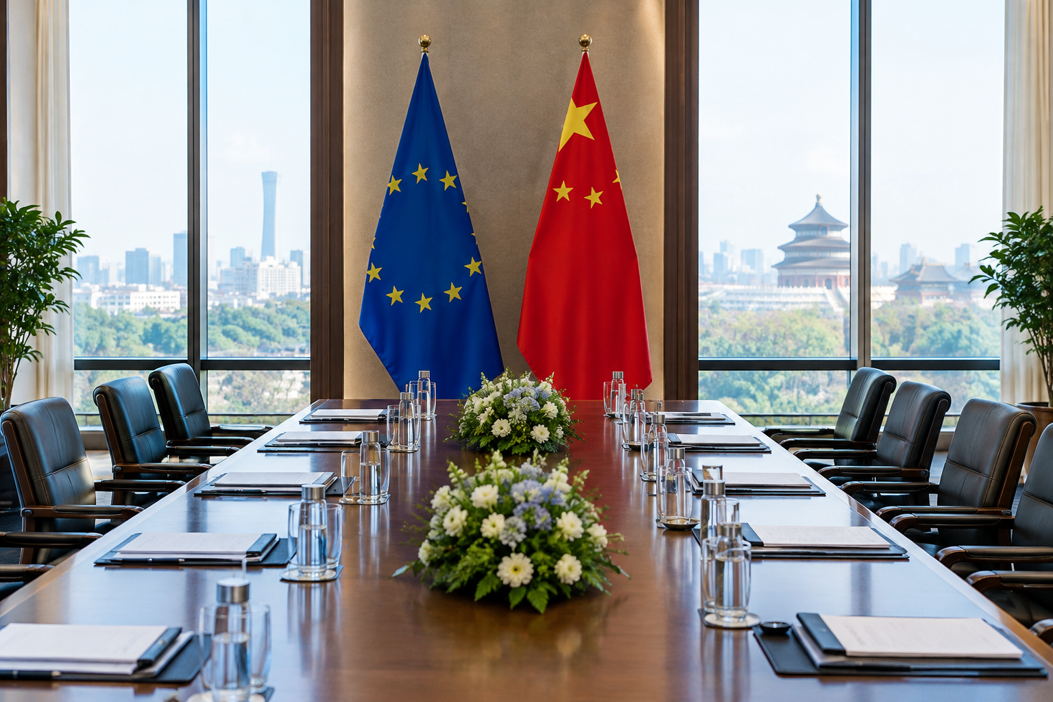 Vertice UE-Cina: accordo su auto ibride e terre rare, deficit a 1 miliardo al giorno