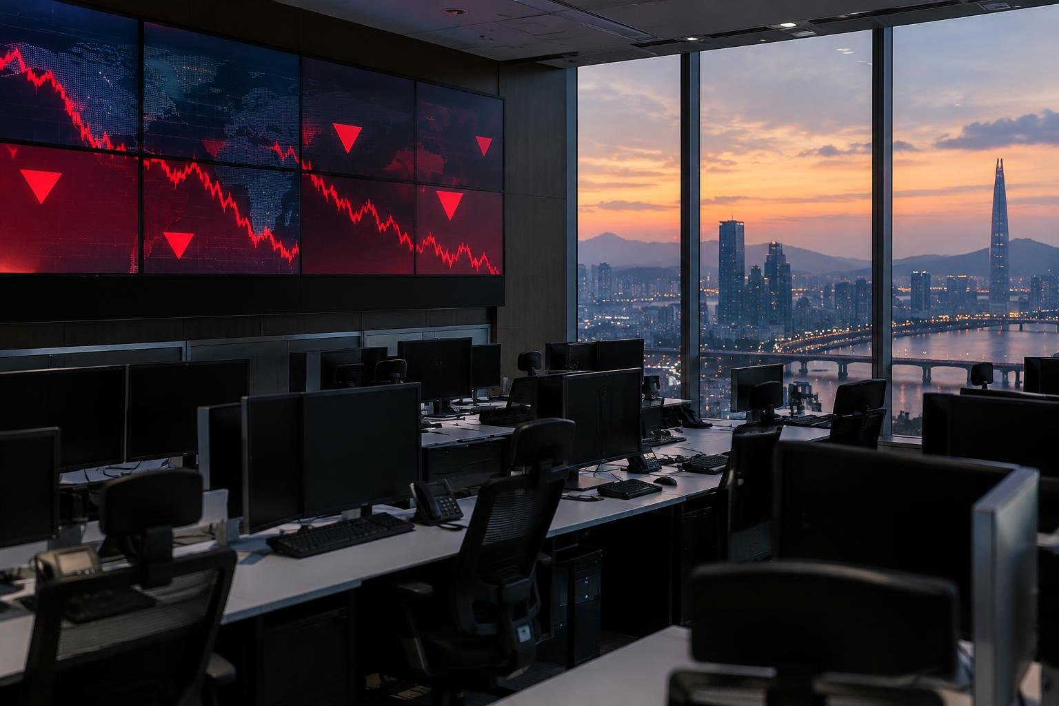 Kospi, i broker coreani avvertono: rischio nuovi ribassi, Goldman Sachs taglia l'obiettivo del 25%