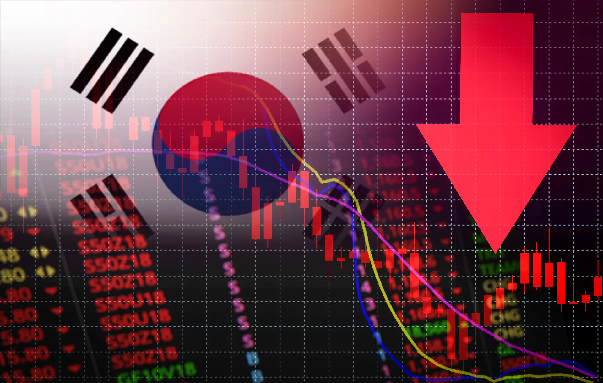 Kospi in caduta libera. La Borsa di Seul perde il 10% in una sola seduta