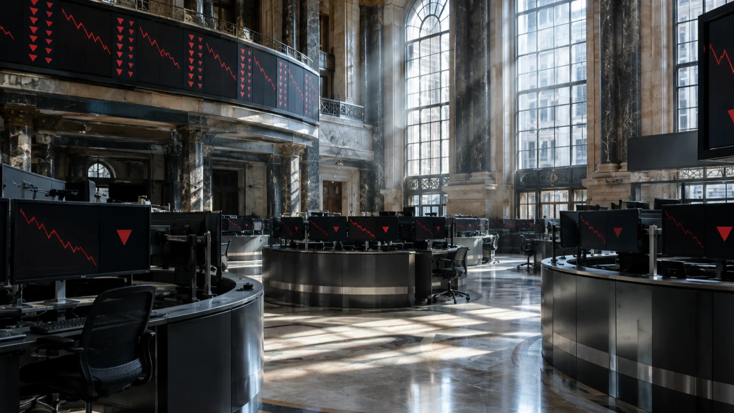 Banche europee e italiane in caduta: spread, petrolio e tassi BCE affossano Piazza Affari