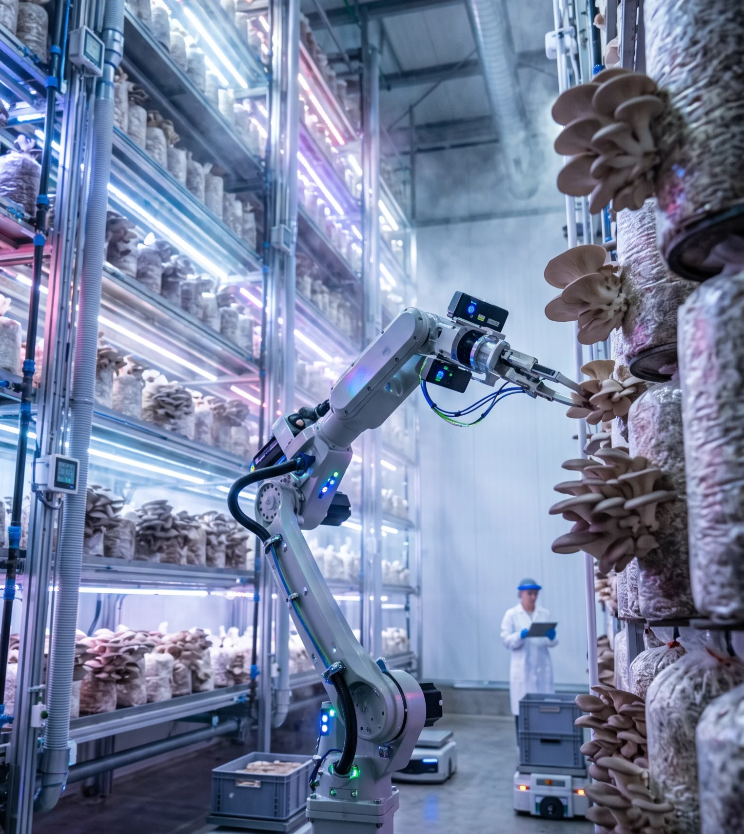 Vertical Farming and Mushroom Robotics: How Mycionics Is Reshaping Fungal Cultivation