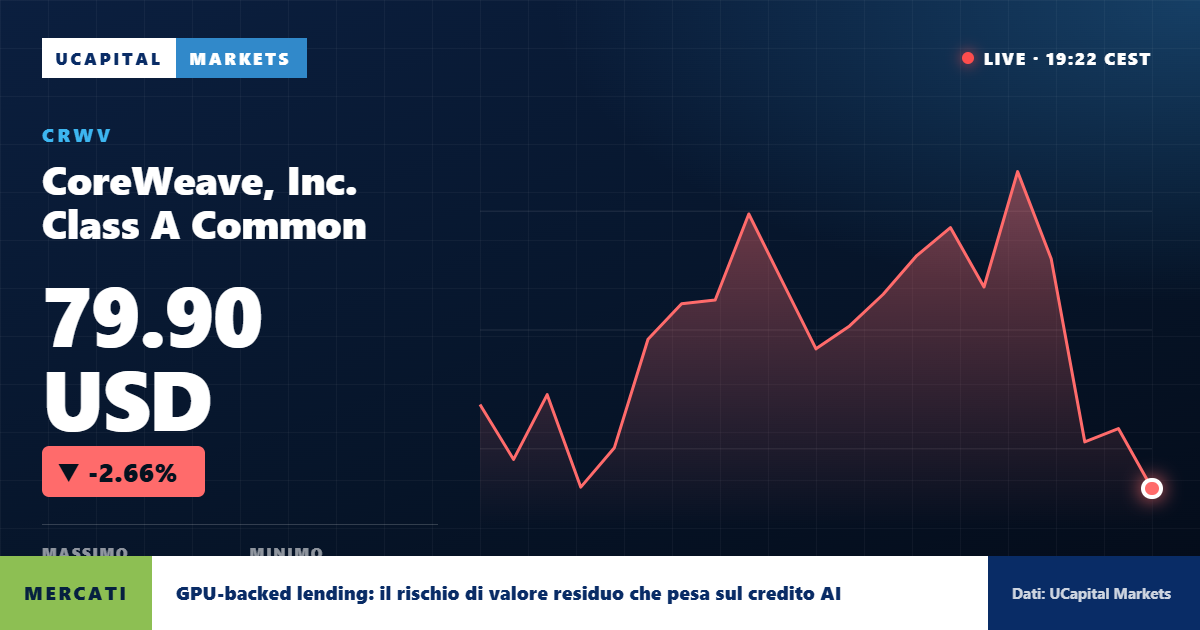 GPU-backed lending: il rischio di valore residuo che pesa sul credito AI