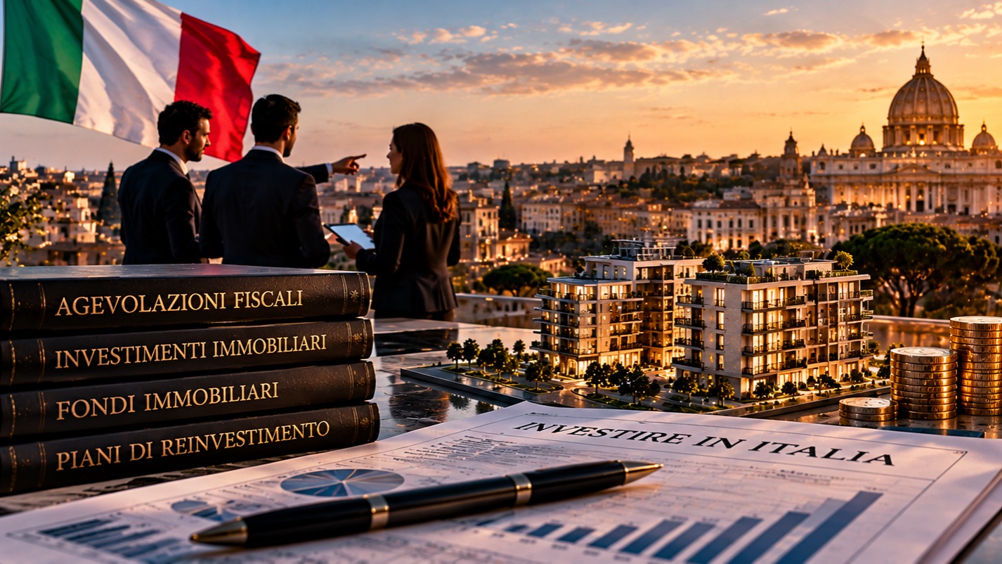 Agevolazioni fiscali e investimenti immobiliari in Italia: cosa distingue fondi, imprese e privati