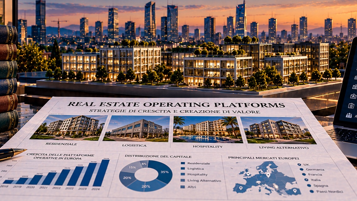 Real estate europeo: il private equity punta sulle piattaforme operative